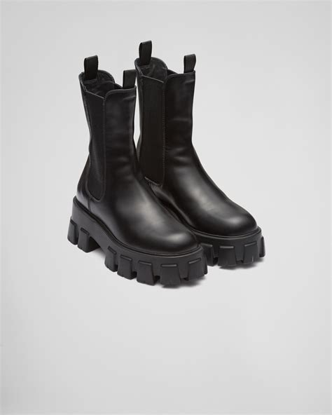 prada leather boots.